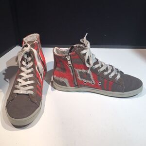 Kim & Zozi Hippie Bling Hi-Top Shoes US 8
